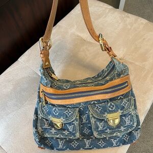 Louis Vuitton Monogram Denim PM Shoulder Bag